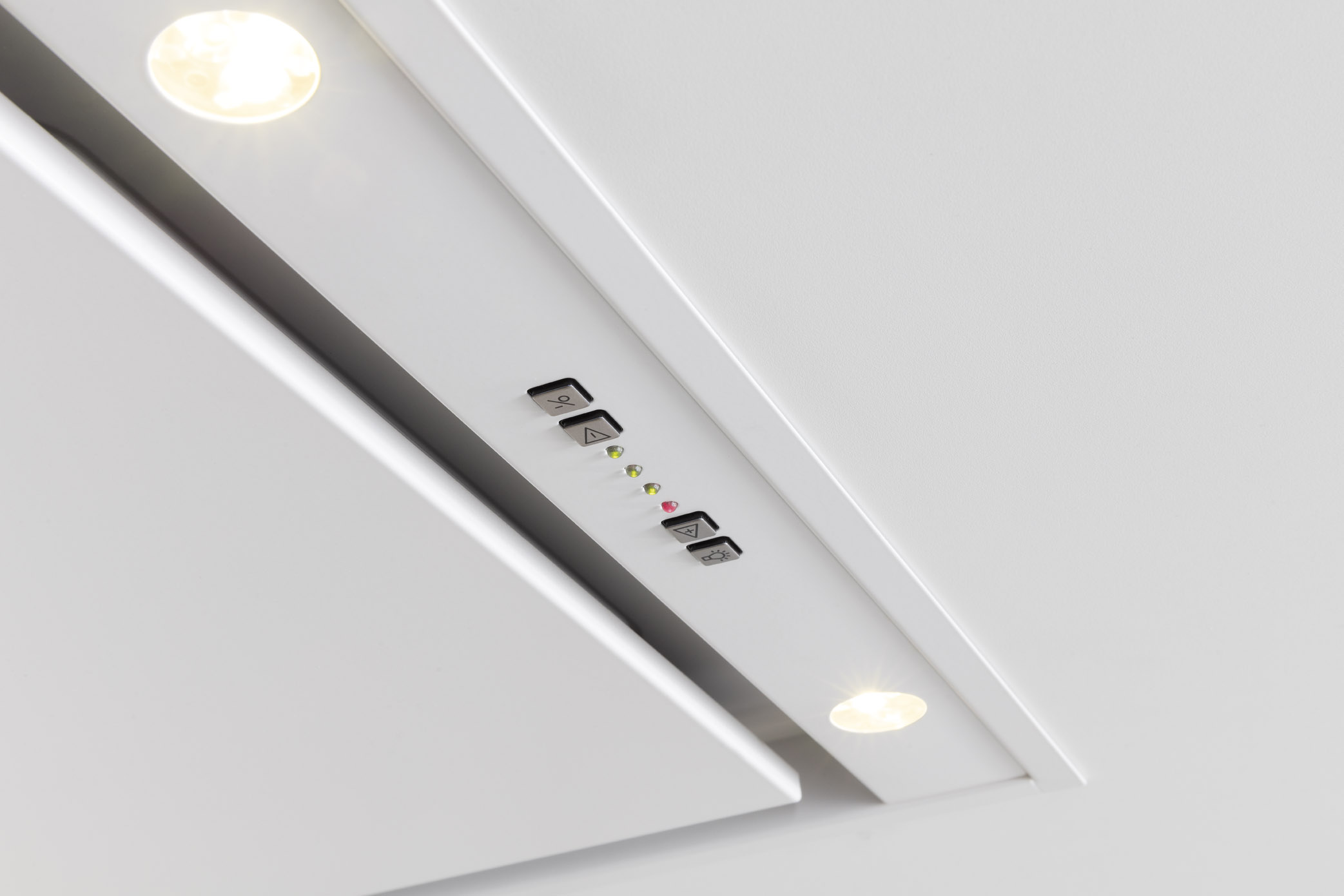 6821 Cappa a soffitto Novy Pureline Compact 120 cm Bianco 